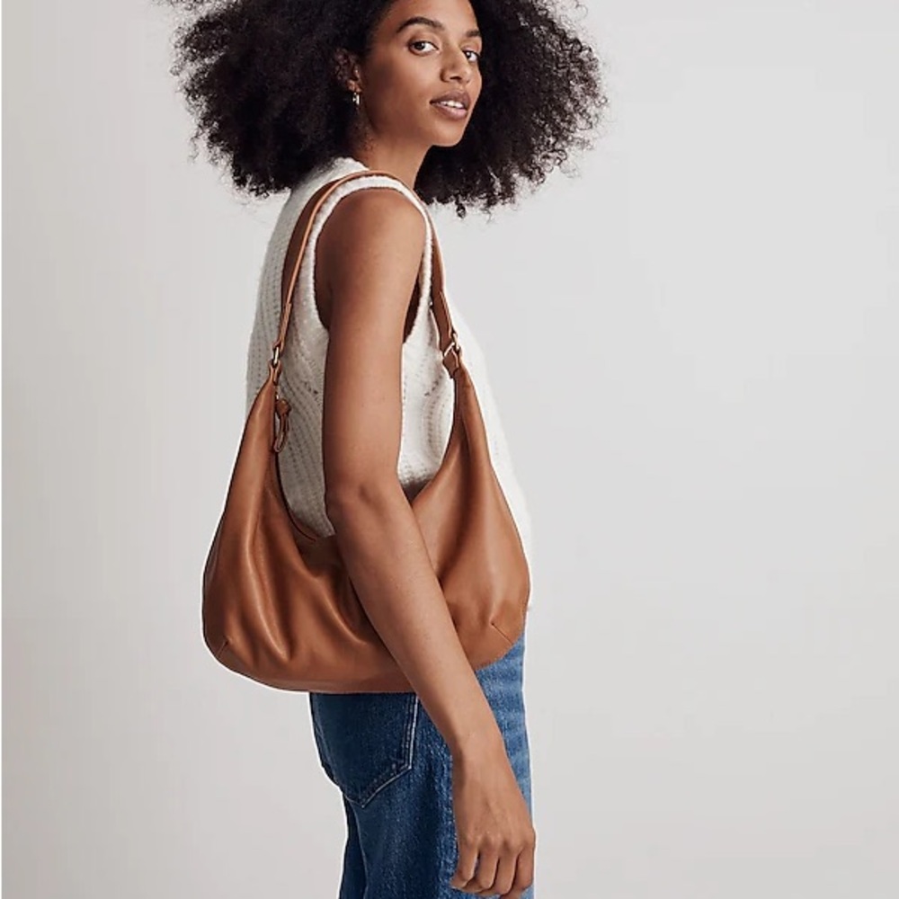 Madewell Tan Leather Shoulder Bag